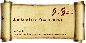 Jankovics Zsuzsanna névjegykártya