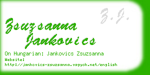 zsuzsanna jankovics business card